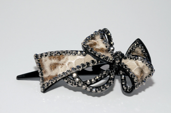 ribbon clip w/stone