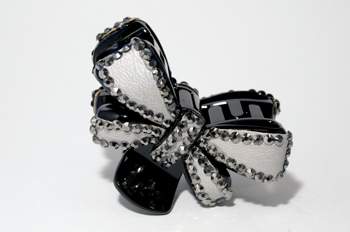 hair clip w/stone